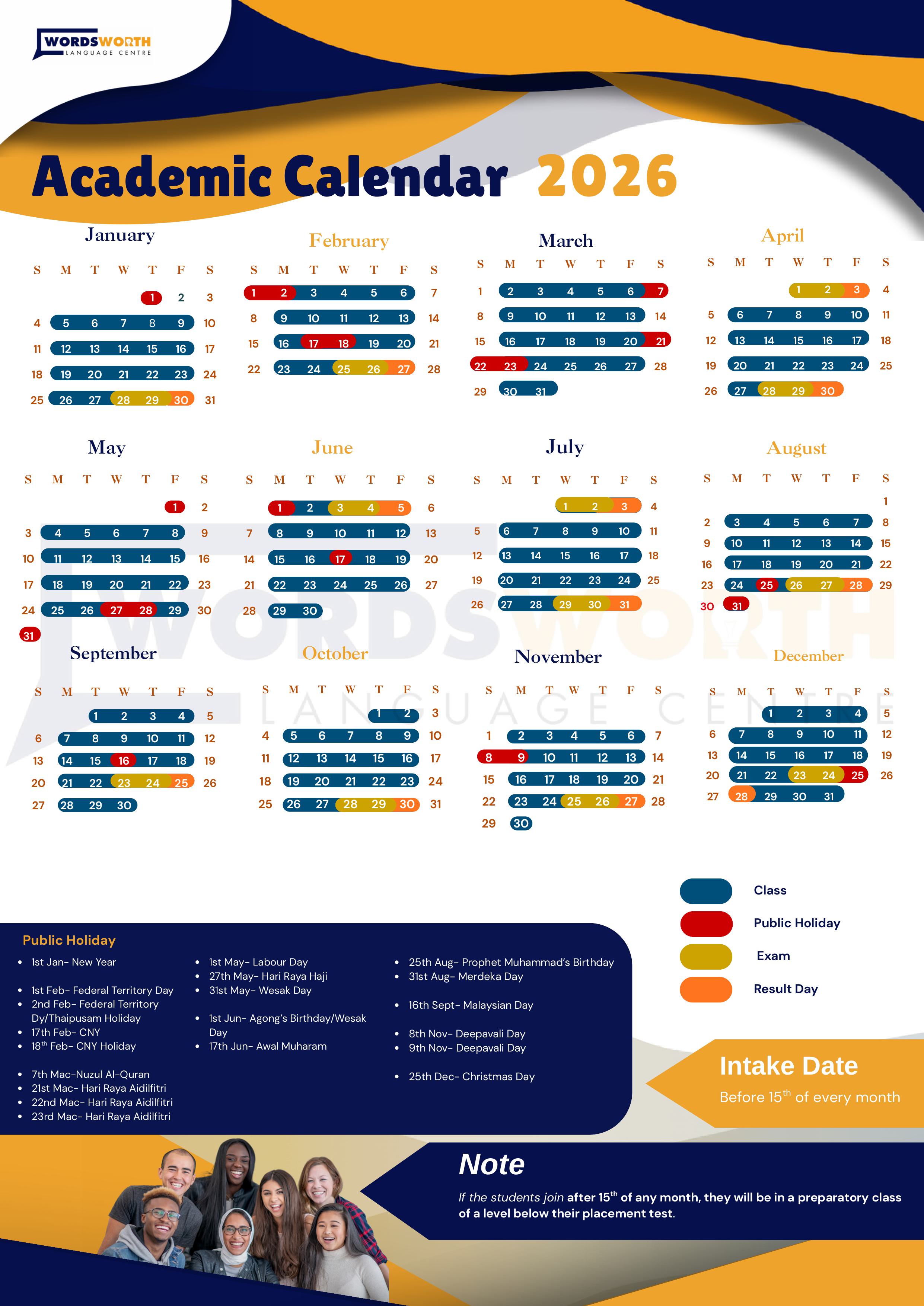 Academic Calendar 2026